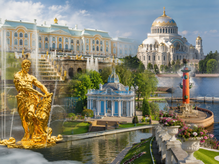 13-17 августа 2026 " ДВОРЦЫ И ПАРКИ САНКТ-ПЕТЕРБУРГА С ПОСЕЩЕНИЕМ ПЕТЕРГОФА И КРОНШТАДТА"